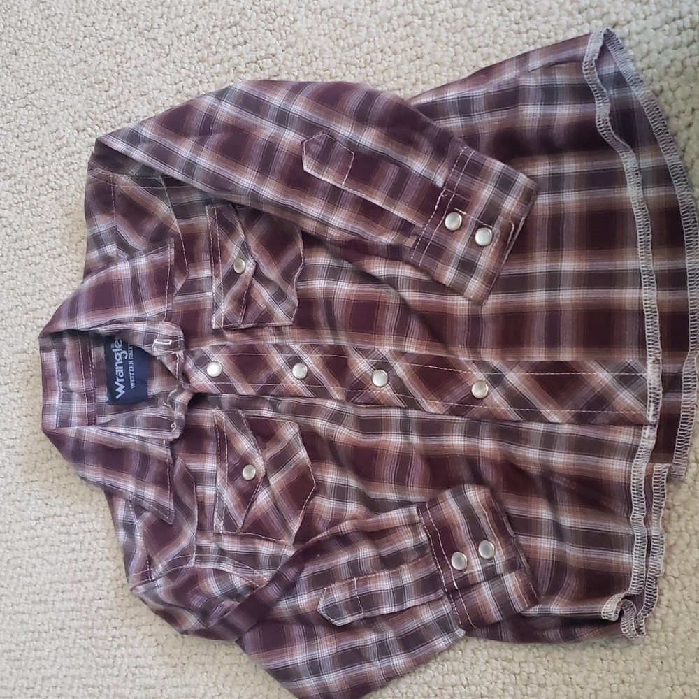 Toddler Boy Wrangler Western Shirt